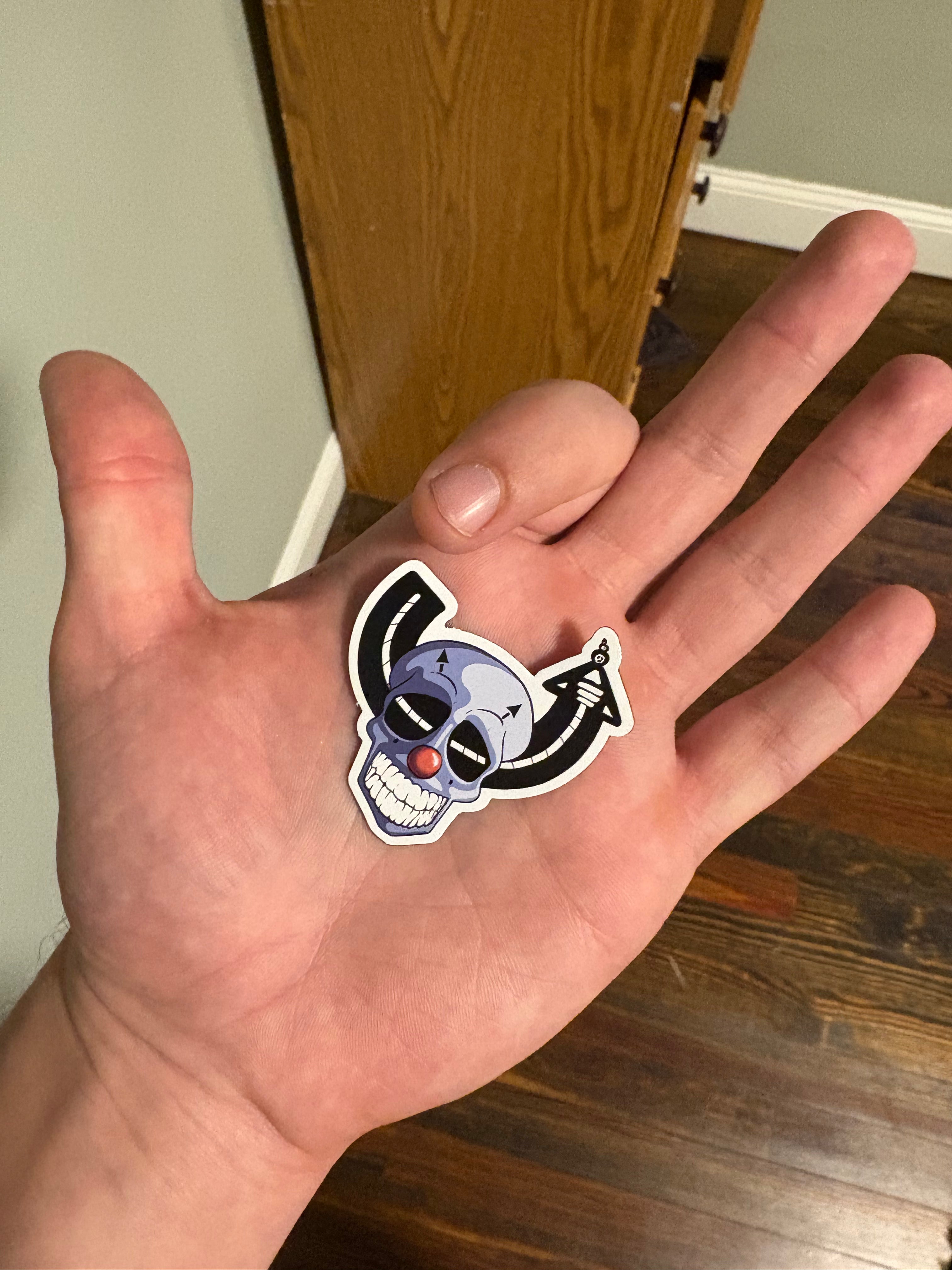 Skull Guy Small Magnet